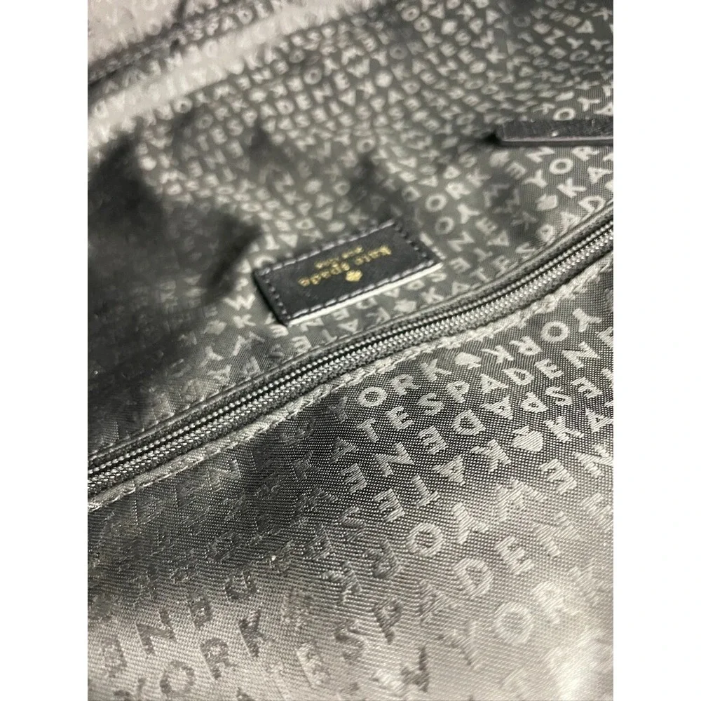 Kate Spade Charlotte Black Small Sloan Satchel Handbag Detachable‎ Strap NWOT